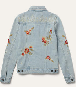 Offre spéciale Veste en jean de qualité supérieure Veste d'hiver en jean brodé confortable pour l'hiver chaud en vente en ligne - Product Image 2