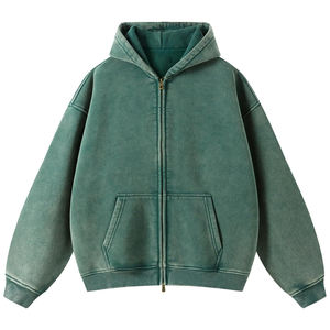 Fabricantes personalizados logotipo gráfico de gran tamaño lavado ácido anti-encogimiento invierno desgastado sudaderas con capucha unisex de alta calidad sudaderas con capucha para los hombres - Product Image 5