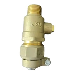 Válvula verde de alta calidad 3/4 "DN 25 <span class=keywords><strong>Corporation</strong></span> Tipo de abrazadera de tope Válvula de bola de latón para tubo de PVC - Product Image 3