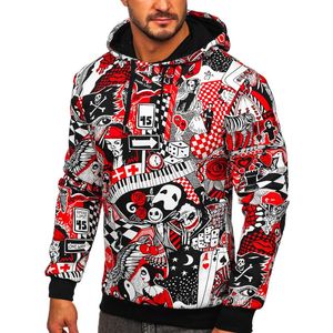 Sweat-shirt à capuche pour homme personnalisé, imprimé, à manches longues, en polyester sublimé 100% coton, neuf, motif uni - Product Image 4