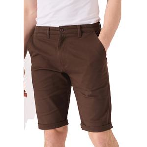 2025 Factory Made Stylish 100% Cotton Nonwoven Casual Chino <b>Shorts</b> for Men Breathable Solid Color with Pockets OEM Service - Product Image 1