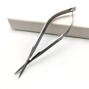 Sharp en acier inoxydable professionnel tête droite incurvée ongles russes cuticule Micro ciseaux manucure - Product Image 5