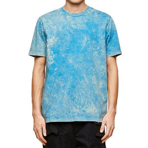 เสื้อยืดผู้ชายทรงหลวมสไตล์วินเทจ ล้างสีแบบแอซิด ใส่สบาย เหมาะกับฤดูร้อน แฟชั่นสตรีทแวร์ ระบายอากาศได้ดี ทันสมัย - Product Image 1