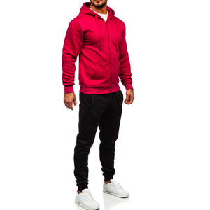 Vente en gros de survêtements de sport d'hiver pour hommes, vêtements de gym 2 pièces, jogging décontracté, respirant, imprimé, grande taille - Product Image 5