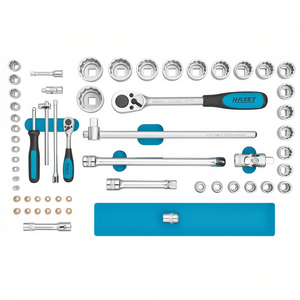 Juego de 57 Piezas Hazet con Llave de Trinquete y Accesorios para Vasos de 1/2'' y 1/4'' - Product Image 2