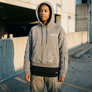 Sudadera con Capucha Gruesa de Invierno para Mujer, 500 g/m², Algodón, Felpa Francesa, con Pedrería, Corte Recto, Bordado Personalizado, Estilo Urbano - Product Image 2