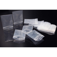 Sacs refermables biodégradables personnalisables en plastique, impression offset, LDPE/LLDPE, transparents, pour emballage de liquides et de boissons