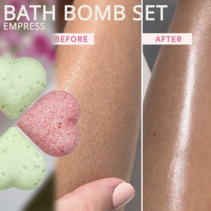 Set de Regalo de Bombas de Baño Personalizadas de 360g, 4 Piezas, Aromaterapia, Baño de Burbujas con Aroma a Empress, Sal Marina Relajante, Forma de Corazón, OEM - Product Image 3