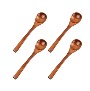 Wood Dessert Spoon Set Modern Luxury <b>Mirror</b> Polish Dishwasher Safe Eco-Friendly Custom Design for Home & Restaurant Use - Product Image 3