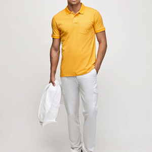 Polo pour hommes, style décontracté, design unique, avec sublimation, vente en gros de polos pour hommes de grande taille. - Product Image 2