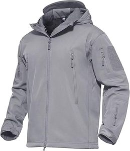 ROMEO INDUSTRY-Veste Tactique Résistante à l'Eau Doublée Polaire de Performance pour Homme, 7 Poches, Coque Souple Personnalisable, Moto Auto - Product Image 1