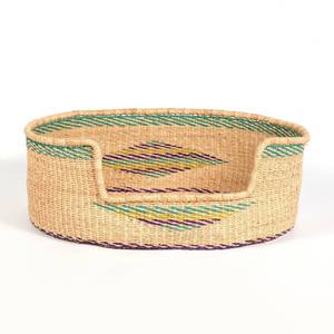 Handmade seagrass <b>bed</b> basket for pet natural straw sea grass baskets pets accessories wholesale - Product Image 2