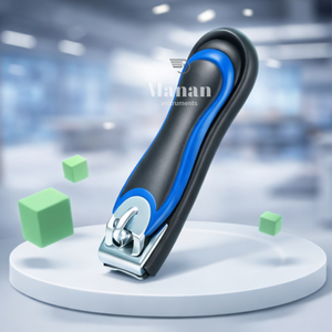 Coupe-ongles professionnel de haute qualité en acier inoxydable avec lame courbée et poignée ergonomique, outil de coupe de précision pour les soins des ongles - Product Image 6