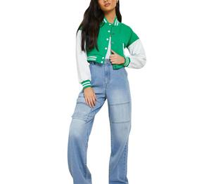 Vestes universitaires pour femmes à prix réduit, meilleure qualité, design personnalisé, vêtements en gros, vêtements décontractés, vestes universitaires pour femmes - Product Image 6