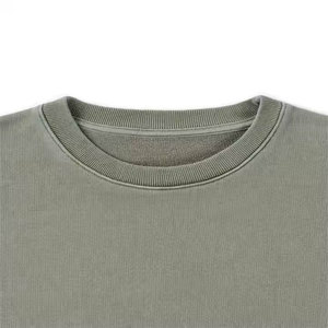 เสื้อสเวตเตอร์สวมหัวผ้าฝ้ายเฮฟวี่เวทของผู้ชายเสื้อระบายอากาศคอกลมออกแบบโลโก้ได้ตามต้องการสำหรับฤดูหนาว - Product Image 6