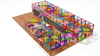 Équipement de terrain de jeux intérieur pour enfants de centre de jeux souple commercial Trampoline Glissade et plus