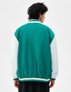 Vestes d'université de grande taille pour hommes vente en gros d'options de logo vierge et personnalisé logo de la marque du nom de l'équipe vestes d'équipes scolaires/collégiales - Product Image 2