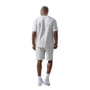 Survêtement athlétique léger à séchage rapide pour hommes grande taille personnalisé imprimé printemps Streetwear broderie vintage multiple - Product Image 4
