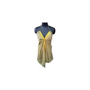 Top deportivo informal con estampado floral para mujer para playa, piscina y natación, sin tirantes con patrón de rayas de moda, opciones de talla grande - Product Image 1