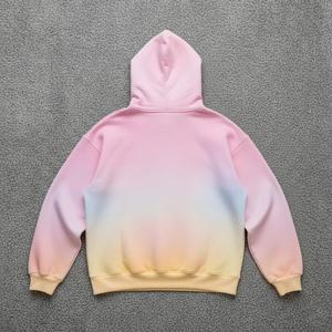 Sweat à capuche personnalisé en molleton lourd, coupe classique, respirant pour homme, polyester/coton, streetwear, imprimé, brodé, uni, teint - Product Image 2
