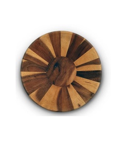 ชามไม้แบบโบราณเครื่องครัวอเนกประสงค์สำหรับสลัดและผลไม้ชามเสิร์ฟ - Product Image 3