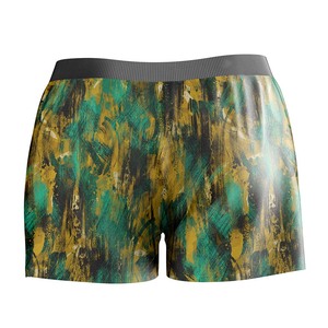 Pantalones cortos deportivos de cintura media para hombre, pantalones cortos deportivos informales lisos con estampado en caliente para correr con cierre de cintura elástica, impermeables - Product Image 3