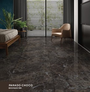 Azulejos de losa vitrificados esmaltados de porcelana pulida de 800x1600mm con acabado de alto brillo para uso interior de pisos de baño - Product Image 4