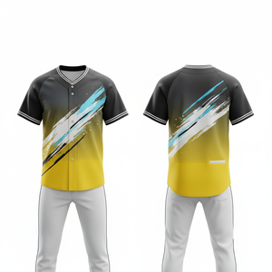 Uniforme de baseball en maille unisexe 2026, sublimation personnalisée, léger, nom de l'équipe, numéro, vente en gros - Product Image 1