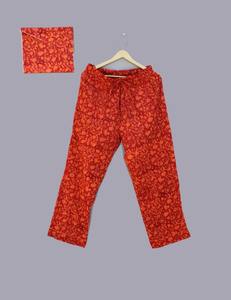 Conjunto de pijama de algodón hecho a mano indio para mujer, conjunto de ropa de salón con estampado de bloques de verano, pijama de boda para damas de honor, conjunto de pijama personalizado - Product Image 2