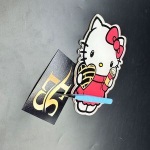 Meilleure vente Hello Kitty cils carreaux pince à épiler personnalisable réutilisable acrylique cils beauté aimants fleur papillon carré - Product Image 2