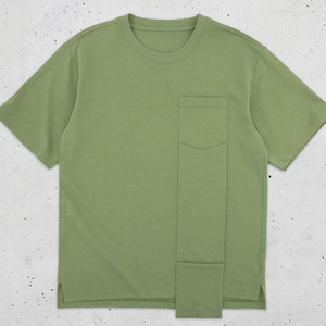 <b>Men's</b> <b>T</b>-<b>shirt</b> With <b>Pocket</b> 100% Cotton Round Neck Jersey <b>T</b>-<b>shirt</b> Breathable Casual Personalized Summer <b>T</b>-<b>shirt</b> - Product Image 1