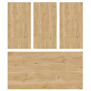 Madera de teca marfil mate antideslizante 600x1200mm Estilo madera porcelana cerámica azulejo moderno piso pared azulejos - Product Image 1