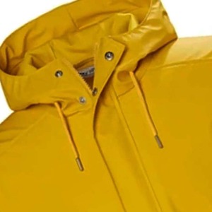 Ropa impermeable de poliéster para hombre y mujer, chaqueta impermeable de PVC para trabajo al aire libre para viajes, motocicleta, logotipo, traje de lluvia decorado, impermeable - Product Image 5