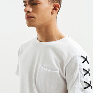 Camiseta de Manga Corta para Hombre de Alta Calidad, 100% Algodón, Talla Grande, en Diferentes Colores - Precio al por Mayor - Product Image 2