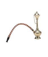 AK Laiton Factice Hukkah Showpiece Métal Décoratif Table Décor Restaurant Décor Avec Or Couleur Chambre Artefacts Ornements