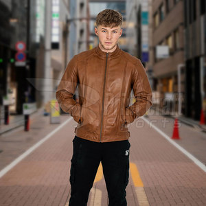 In Stock Custom Design <b>Men</b> <b>Leather</b> Winter <b>Jacket</b> New Style Waterproof <b>Men</b> <b>Leather</b> <b>Jacket</b> For Adult - Product Image 5