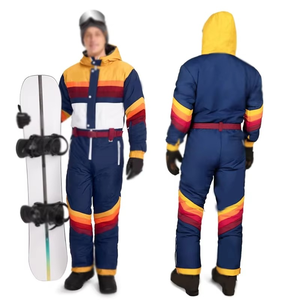 Combinaison de ski personnalisée, chaude, coupe-vent, imperméable, pour sports d'hiver, ski, snowboard - Product Image 1