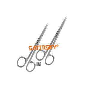 Tijeras neuroquirúrgicas WAGNER, instrumentos de microcirugía de 12 CM, Manual de acero inoxidable, certificado CE, clase III, fabricado AISI 420 - Product Image 2