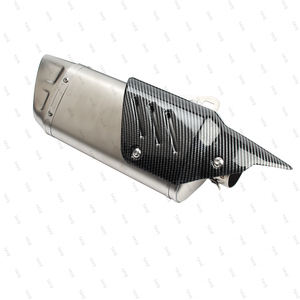 Silencieux d'échappement de moto universel 51mm AKR pour <span class=keywords><strong>KTM</strong></span> RC <span class=keywords><strong>125</strong></span> 250 390 pour YAMAHA R6 R3 Ninja Z 400 250 Z900 ZX6R - Product Image 4