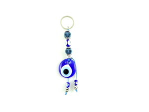 พวงกุญแจ DAFNI BIG PAZAR Evil Eye Bead Carabiner - โลหะผสมแฟชั่นรูปทรง 3 มิติ พร้อมเคลือบสีแบบพิเศษและลายนูน - Product Image 2
