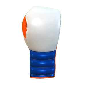 Gants de compétition professionnels à lacets Nouveau design Gants de boxe en cuir véritable Respirant Soft Fitness Gear - Product Image 4