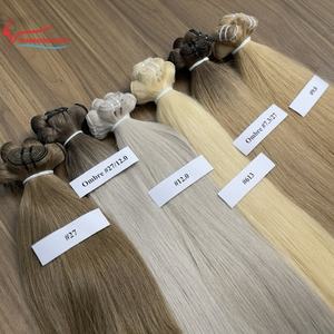 Super venta extensión de cabello humano de trama de color textura recta natural de alta calidad lista para enviar extensión de cabello vietnamita - Product Image 1