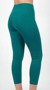 Leggings de sport taille haute bleu sarcelle pour femmes, pantalon de yoga et de fitness personnalisé OEM - Product Image 5