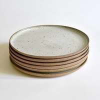 Service de Table Personnalisable en Porcelaine Fine Turquoise Écologique Fait Main – Assiettes, Bol et Tasse Inclus, Compatible Lave-Vaisselle