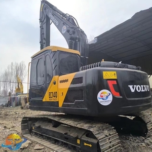 Mini-excavatrice sur chenilles Volvo EC140 d'occasion de haute qualité à bas prix avec moteur, boîte de vitesses, pompe à engrenages, roulement, PLC essentiels - Product Image 3