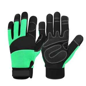 Machine à tricoter automatique sans couture pour la fabrication de gants de travail en cuir antidérapants, par un fabricant d'usine spécialisé dans les gants de mécanicien. - Product Image 3