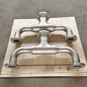 SCH. Tuyau en acier inoxydable ASTM S32205, fabrication de bobines, plans de fabrication, coude à bride à 90 degrés - Product Image 5