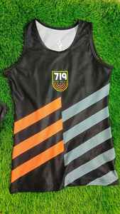 Crop top personnalisé avec logo, doux, pour la course à pied, le fitness, le sport, jacquard ajouré, débardeur court à col rond, ample, pour le yoga, la salle de sport - Product Image 4