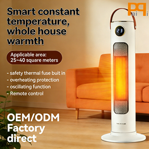 Chauffage Électrique Commercial PTC, Chauffage par Ventilateur Tour, Télécommandé, Fusible Thermique, Minuteur 8H, Affichage LED, Nouveau Design, Grande Puissance 2000W - Product Image 1