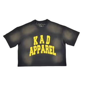 Heavyweight 300 gsm blanco y negro Boxy Fit camisetas recortadas camiseta de gran tamaño en blanco camiseta personalizada para hombres - Product Image 1